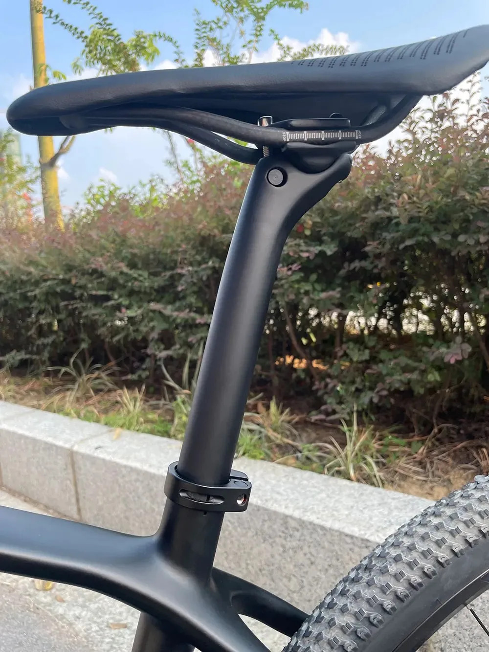 ELITAONE MTB Carbon Seat Post Offset 20mm 25.4 27.2 30.9 31.6mm Mountain/Road Bi