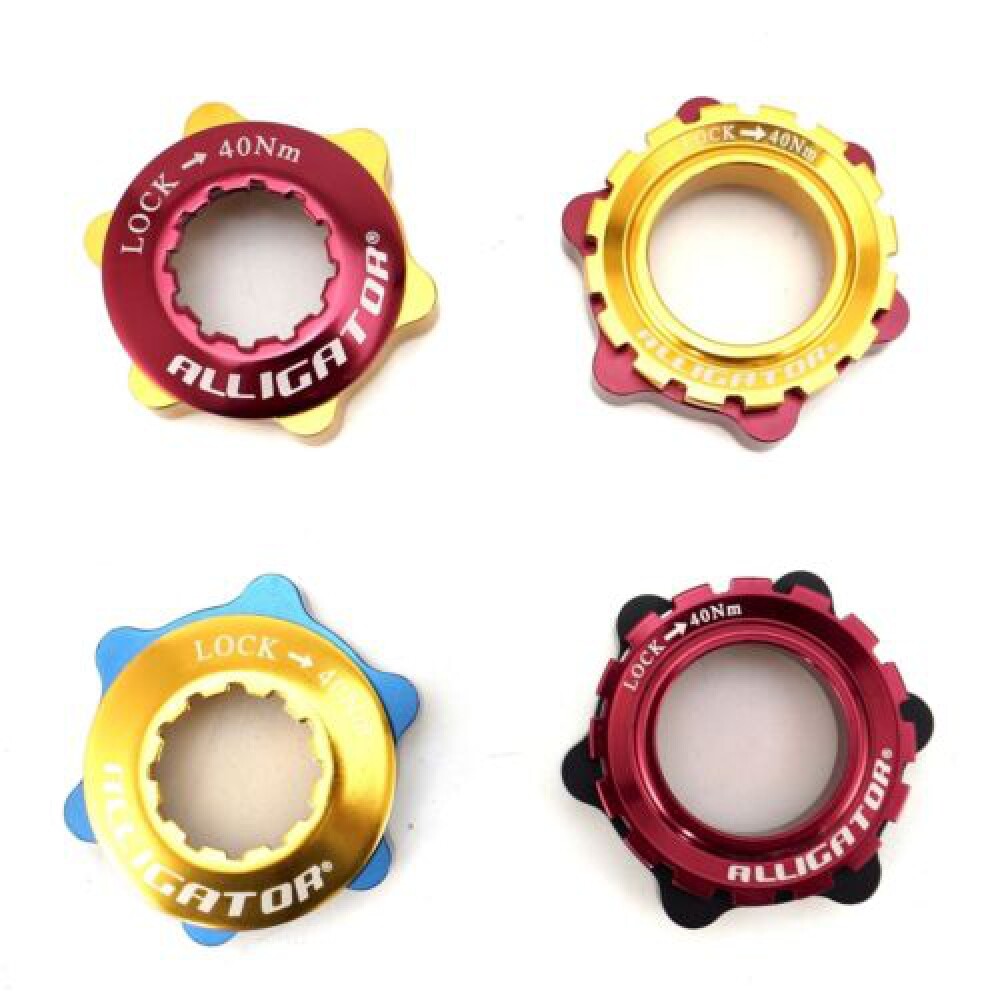 Alligator 6 Bolt to Centerlock Bike rotor adaptor fit Shimano hub 9/15/20 axle