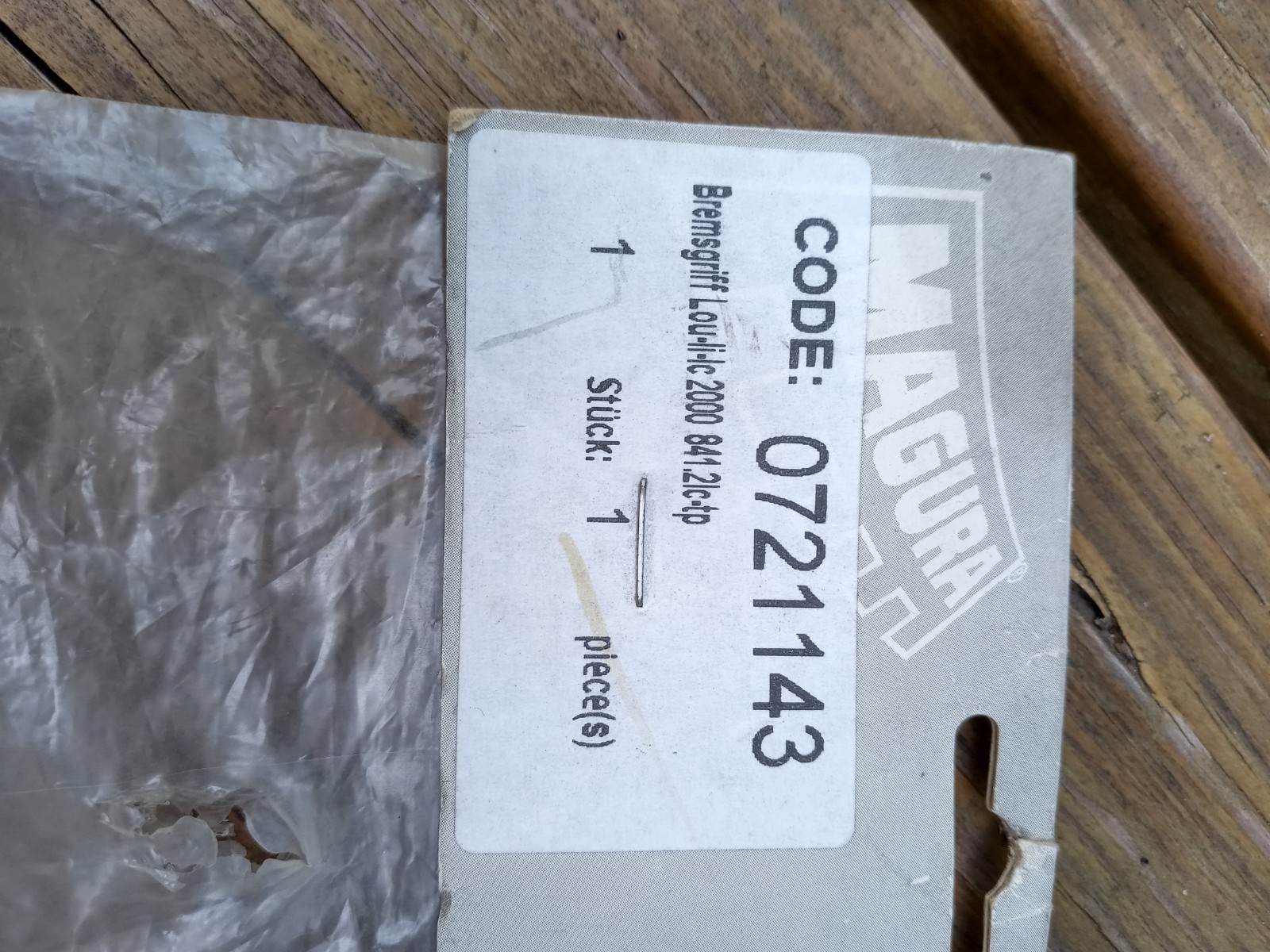 NOS classic 1999-2000 Magura Louise hydraulic left brake lever 0721143