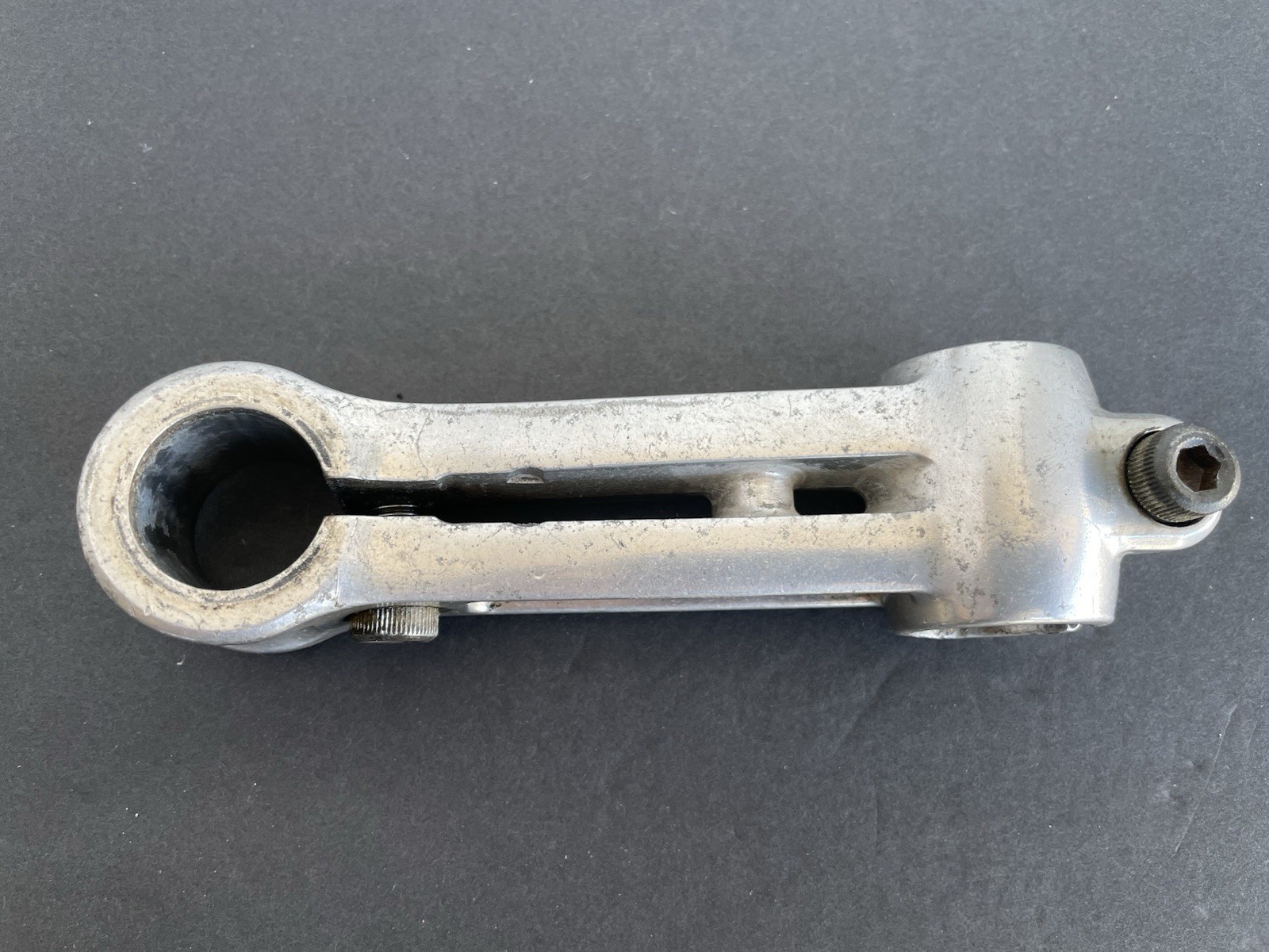 Sakae I-Beam Vintage Japan MTB Stem 110mm 1-1/8” Threadless 25.4 Clamp Silver