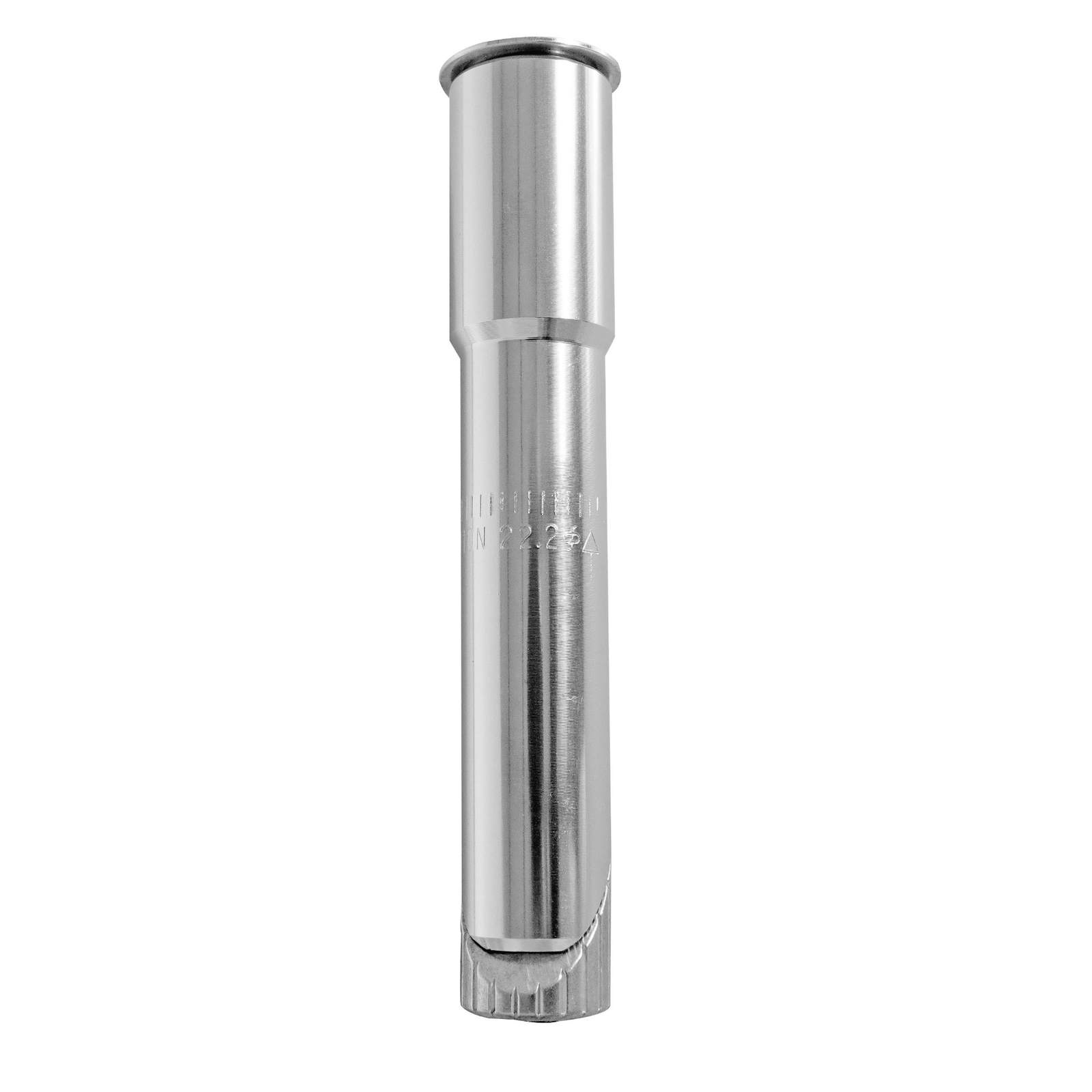 Silver Aluminum Bicycle Stem Adapter Converter 22.2mm Quill to 1″ Threadless