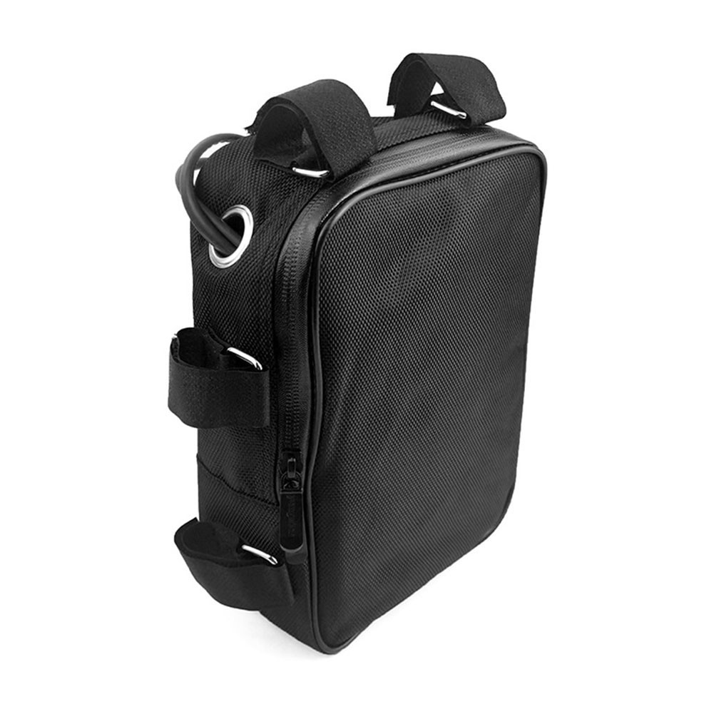Electric Bicycle Battery Bag with Cable Management and Secure Frame Attachment