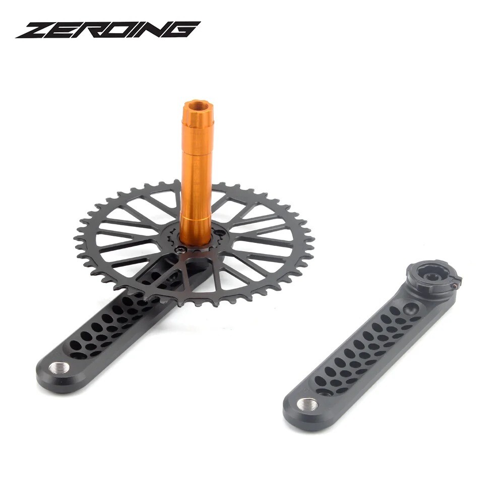 ROAD Bike Crankset CRS Hollow Crank Chainring 7075 Shaft CNC GRAVEL Spider Sram
