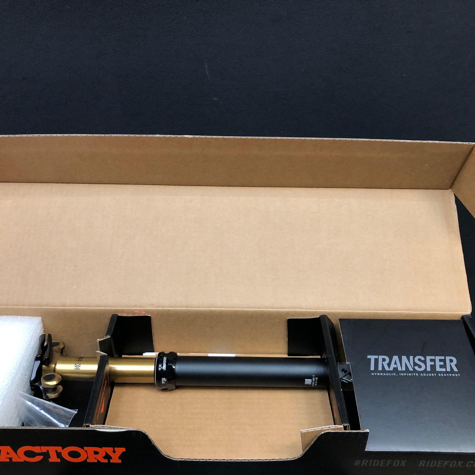 NEW Fox Factory Transfer Hydraulic Infinite Adjust Dropper Seatpost 30.9 100mm