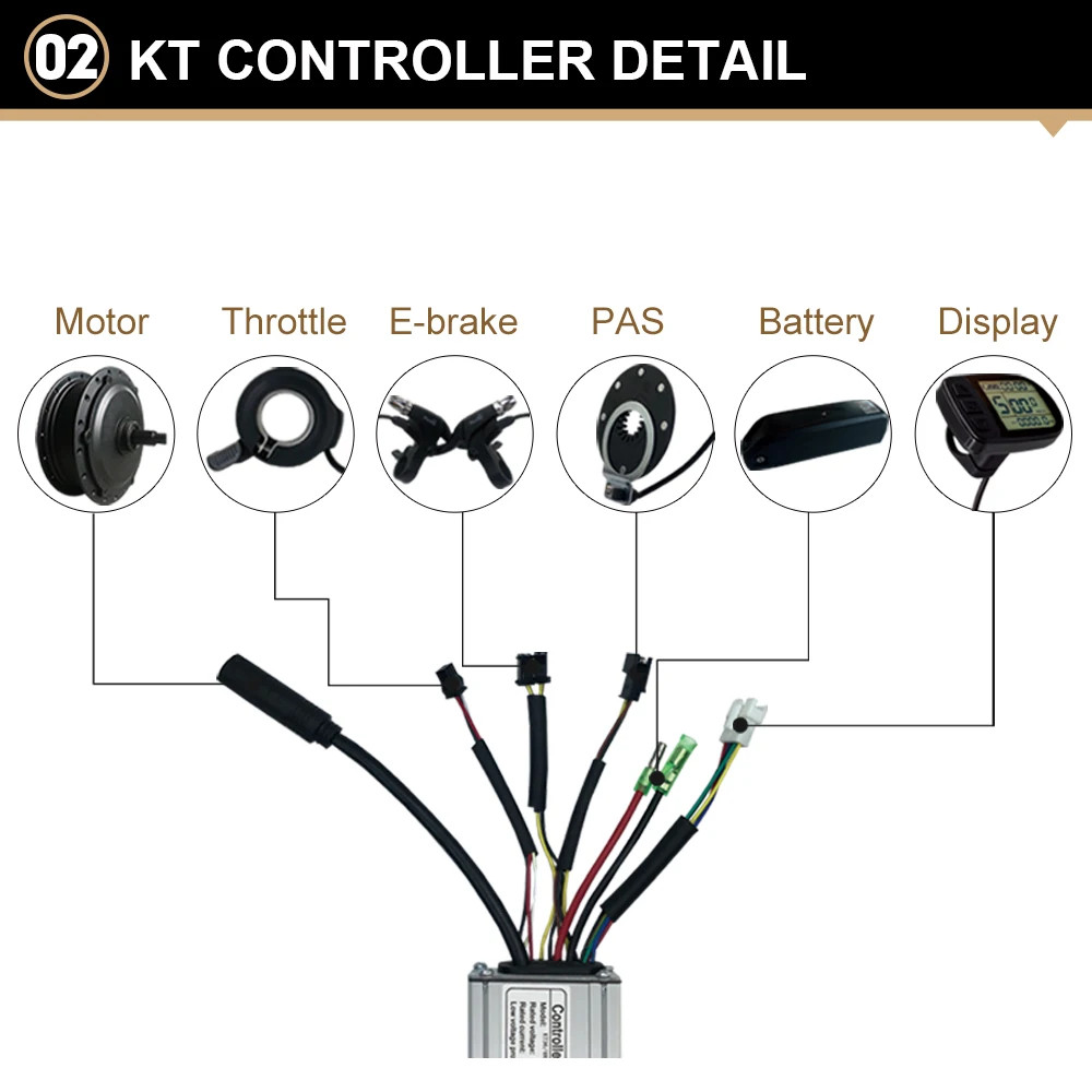 Electric Bike Motor Conversion Kit 36V 48V 250W Front Hub Motor 16-29 Inch 700C
