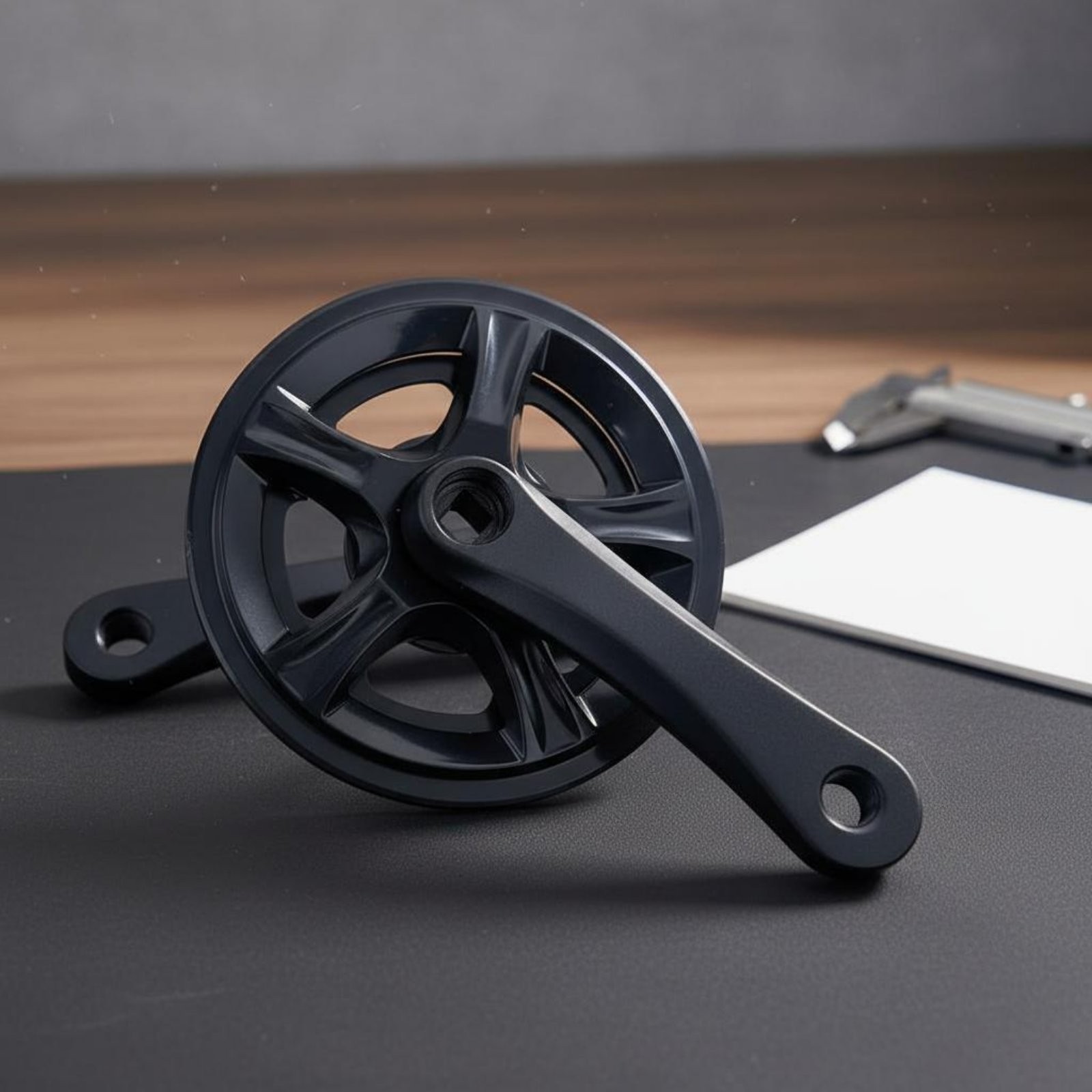 127mm Crank Arms Easy Renewal Folding Bike Crankset Replacement Set for