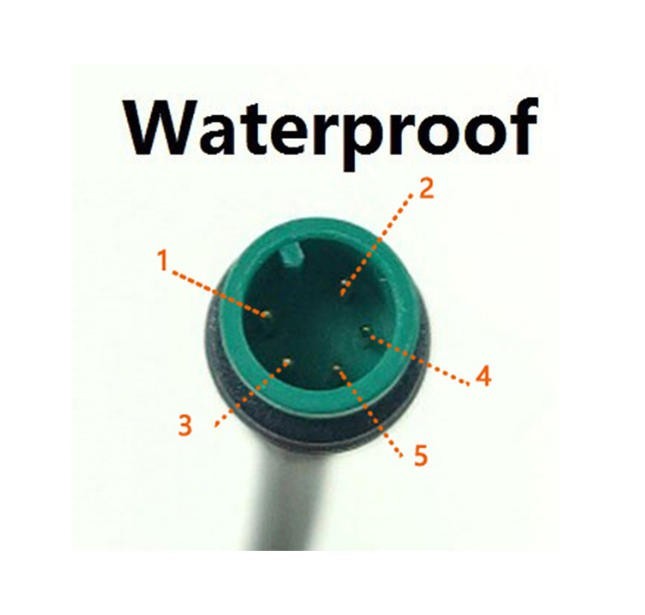 E-Bike M210C Display Meter/Control Panel Electric Bicycle waterproof plug.