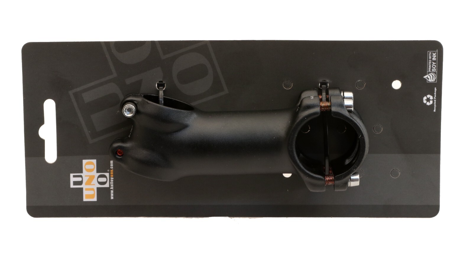 Kalloy Uno AS007N Alloy MTB/Road Stem 90mm -/+ 17° 31.8mm Clamp 1 1/8″ Black NEW