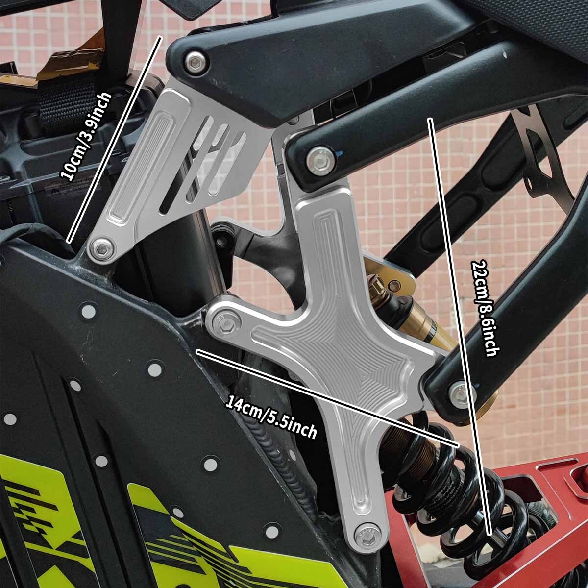 2.75″ Subframe Riser Seat Lift Kit For Sur Ron Light Bee X For Segway X260/X160