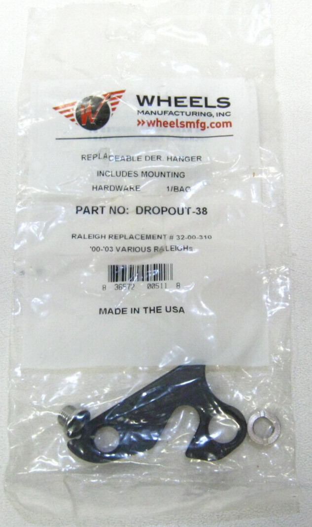 Wheels Mfg. USA No. 38 QBP# FS 2438 Right Hanger see description for fit – New –