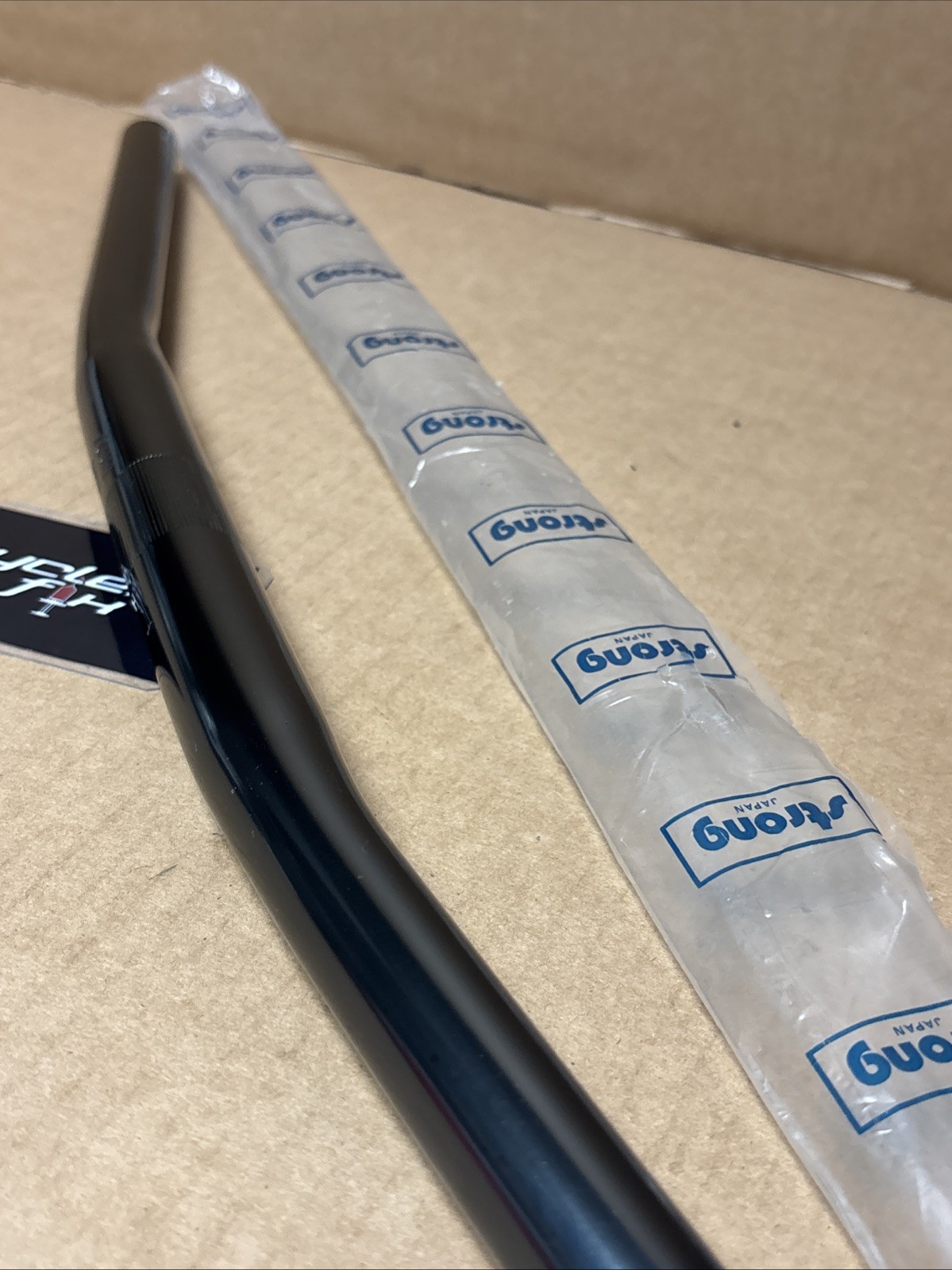 NOS STRONG Japan 25.4mm Anodized Alloy Mtb Flat Bar Handlebar Fit: Tioga SR Trek
