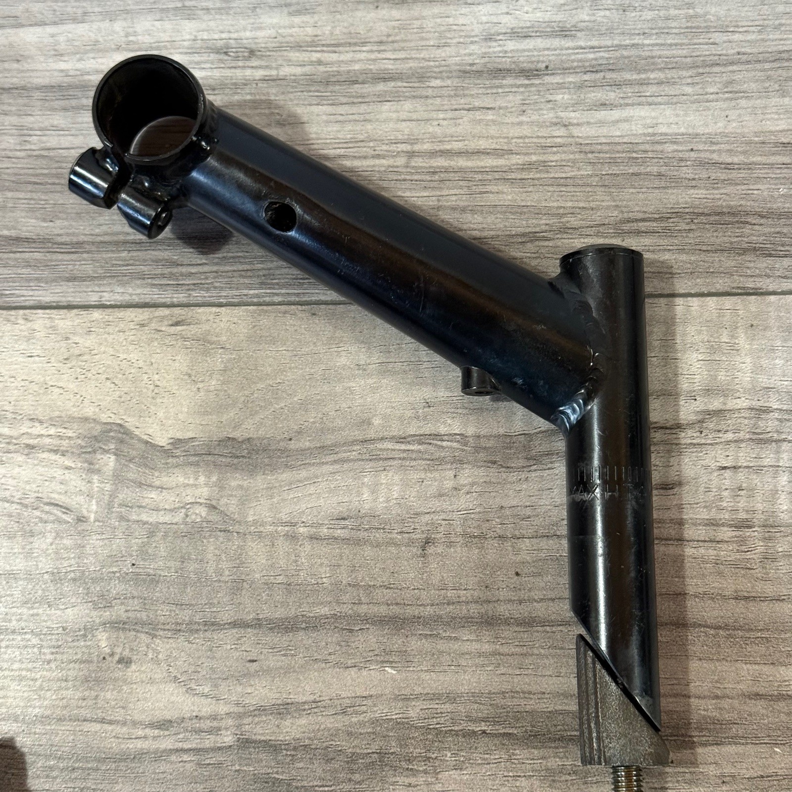 Black Chromoly 1-Inch 22.2 MTB High Rise Quill Stem 135mm 30 Degree 25.4 