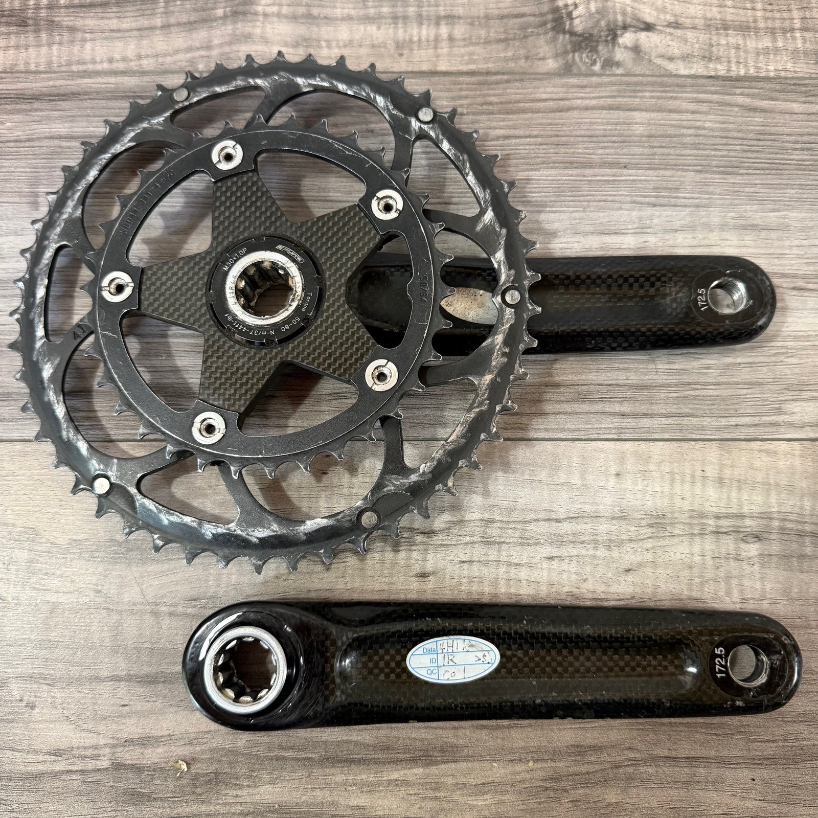 FSA Carbon Pro Road Crankset 110BCD / 172.5 ISIS Drive 50 34 Double
