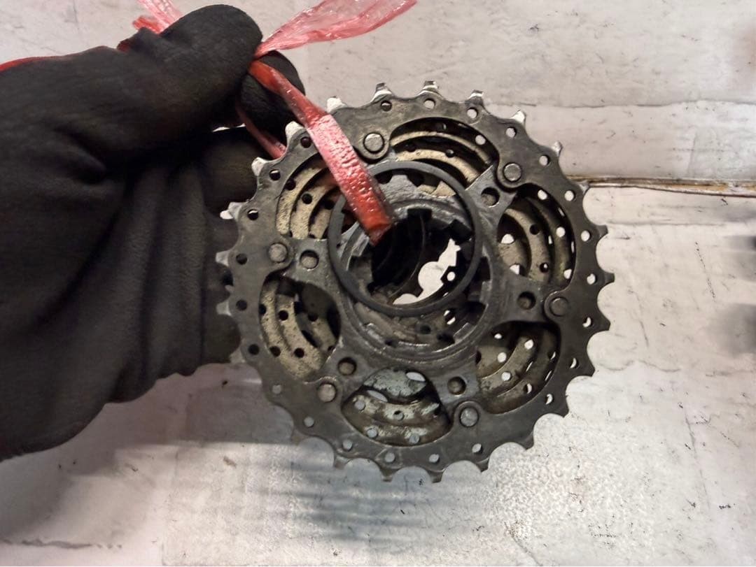 Shimano Ultegra 6700 10s Silver Groupset FC 165mm 52B ST FD RD BR CS Used Japan