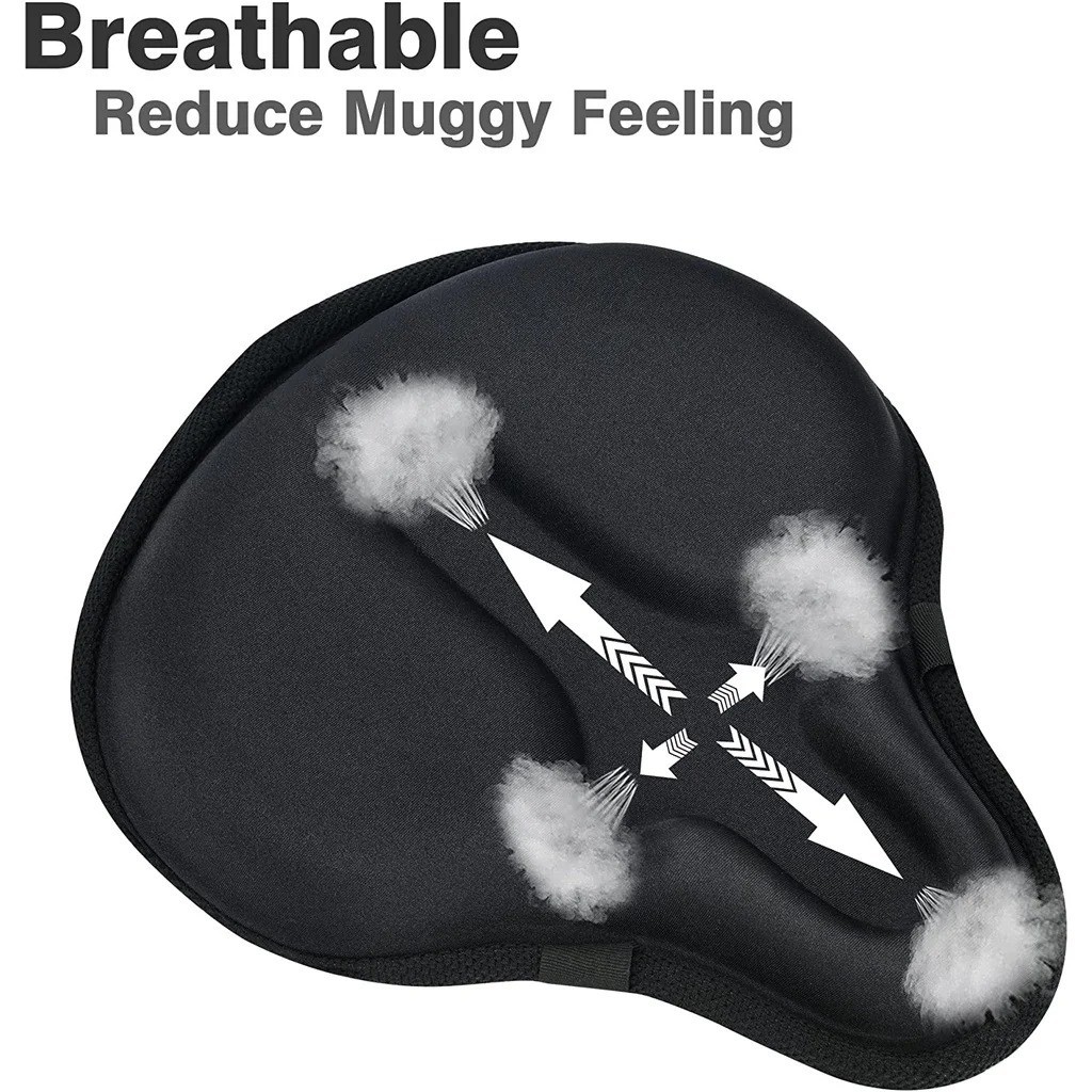 Comfort Gel Bike Seat Cover Thick Bicycle Saddle Cushion MTB Road Cycle