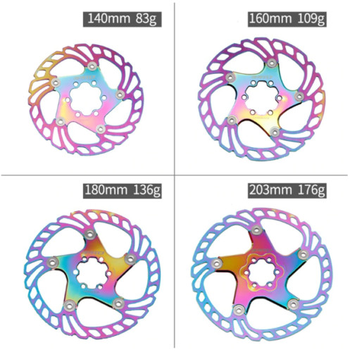 MTB/Road Stainless Steel Oil Slick Brake Rotors USA STOCK 140/160/180 + T25 Bolt