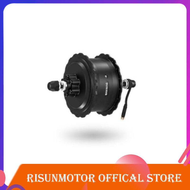 250W-500W Bafang Brushless Geared Fat Bike Rear Hub Motor 36V / 48V 175mm 190mm
