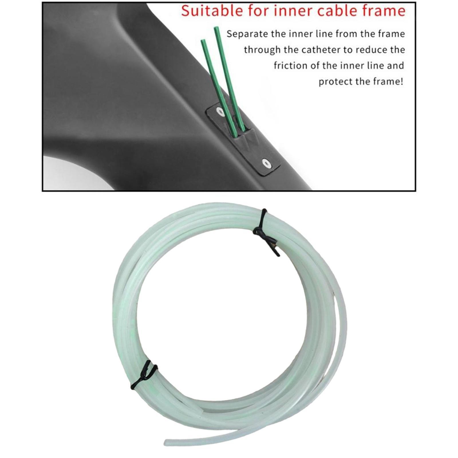 Bicycle Cable Housing Liner 2.2×2.9mm Oil Filled Sleeve PE Material Accessory