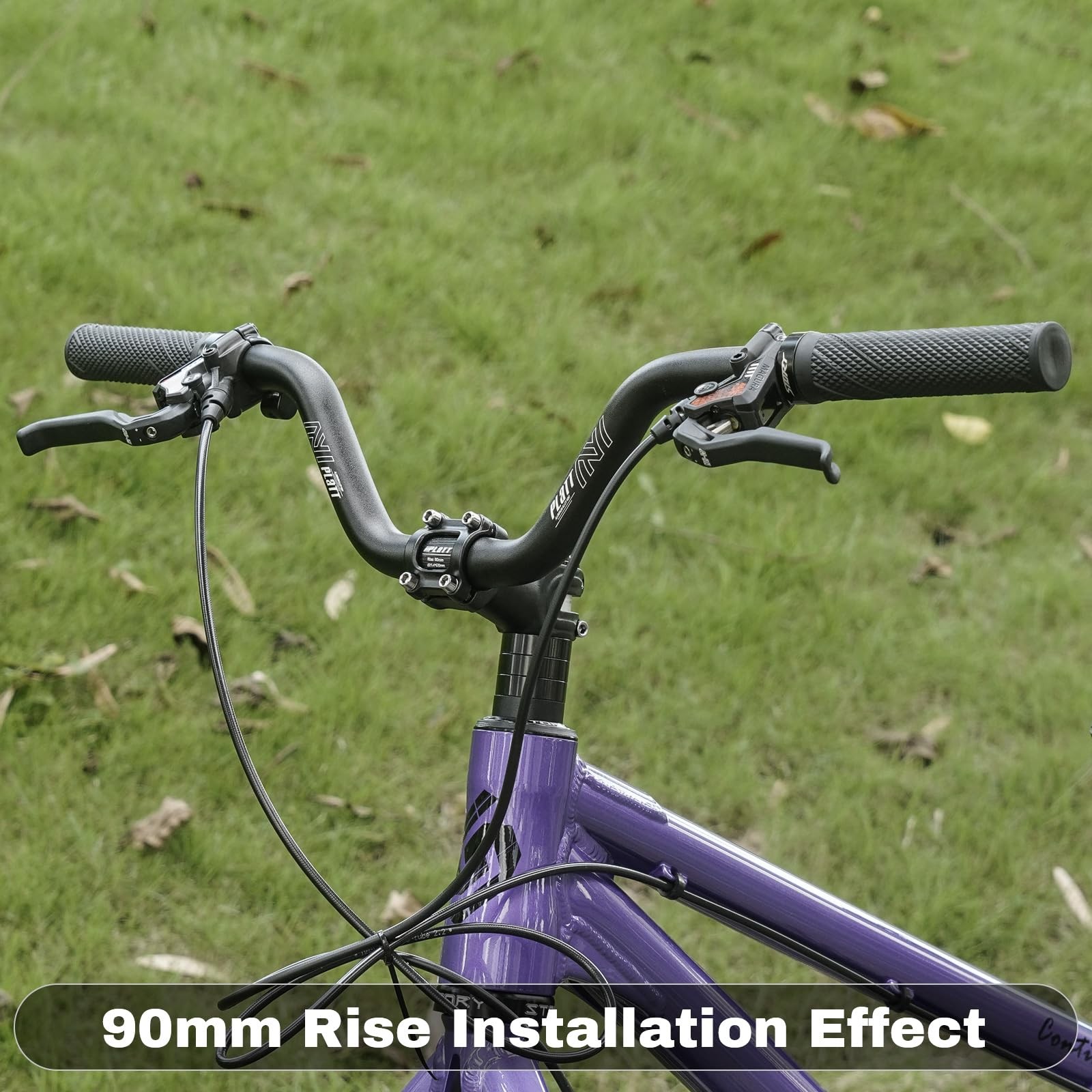 Mountain Bike Handlebar High-rise Aluminum Alloy Riser 25.4/31.8mm MTB