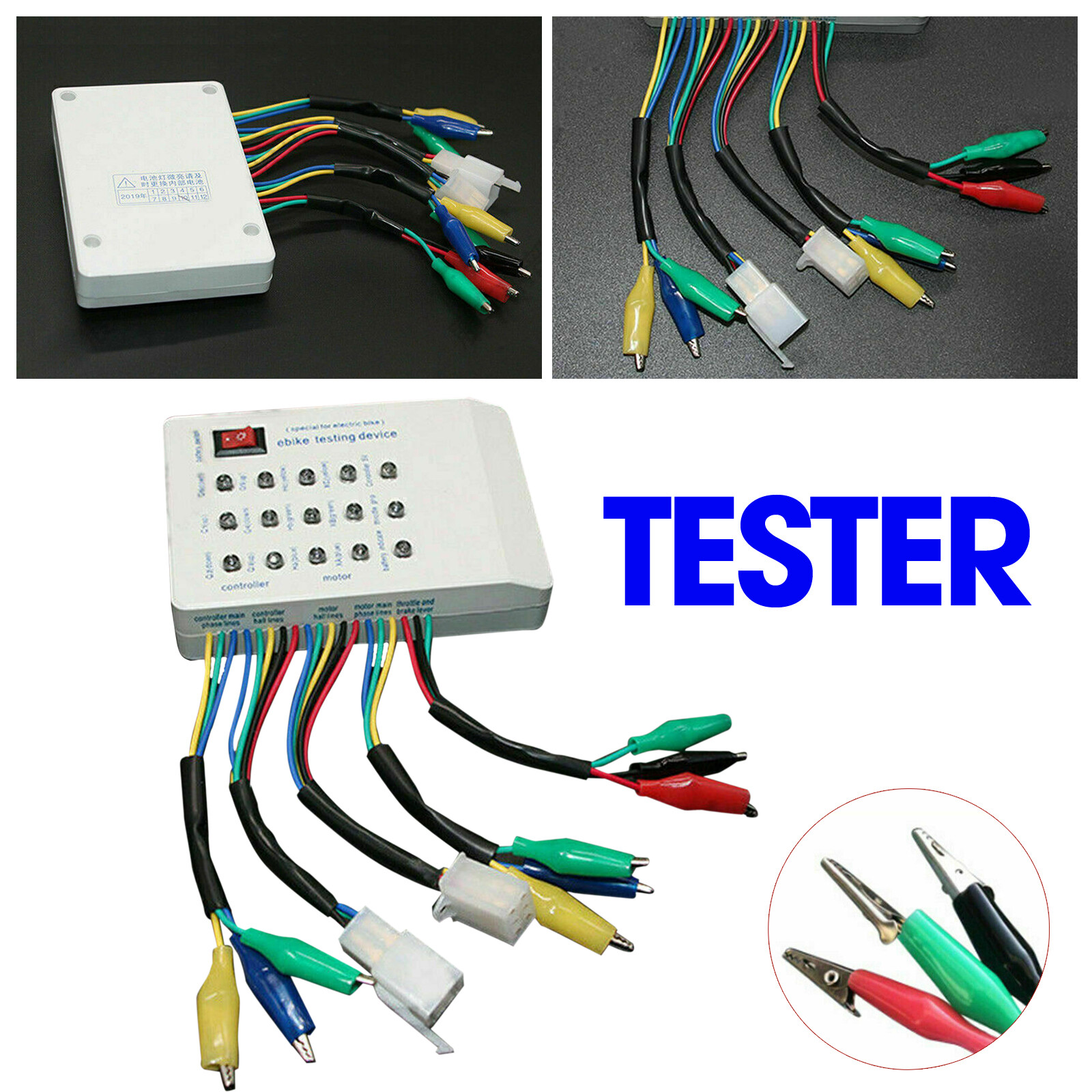 24/36/48/60/72V Electro Car E-bike Scooter Brushless Motor Controller Tester Hot