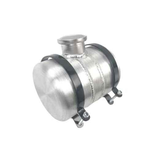 JSD 3/4 Gallon Overall Aluminum Round Small Fuel tank Spun Fuel Gas 6″ x 8″