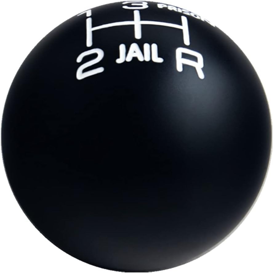 Aluminum 200 Grams Weighted Round Black/White Inlay Jail Prison 5 Speed Shift…
