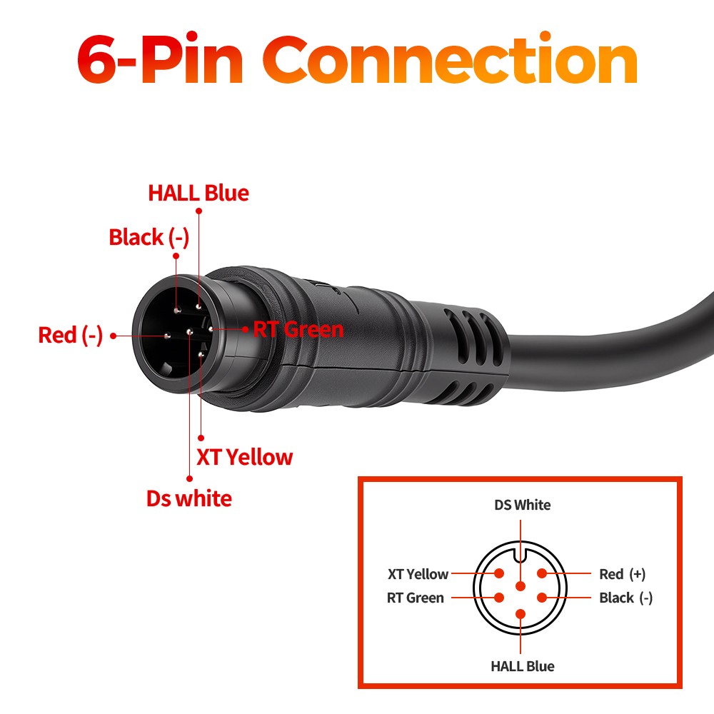 6pin LCD Meter Display Thumb Throttle NFC for ZERO 8 9 10 8X 10X E-Scooter Parts