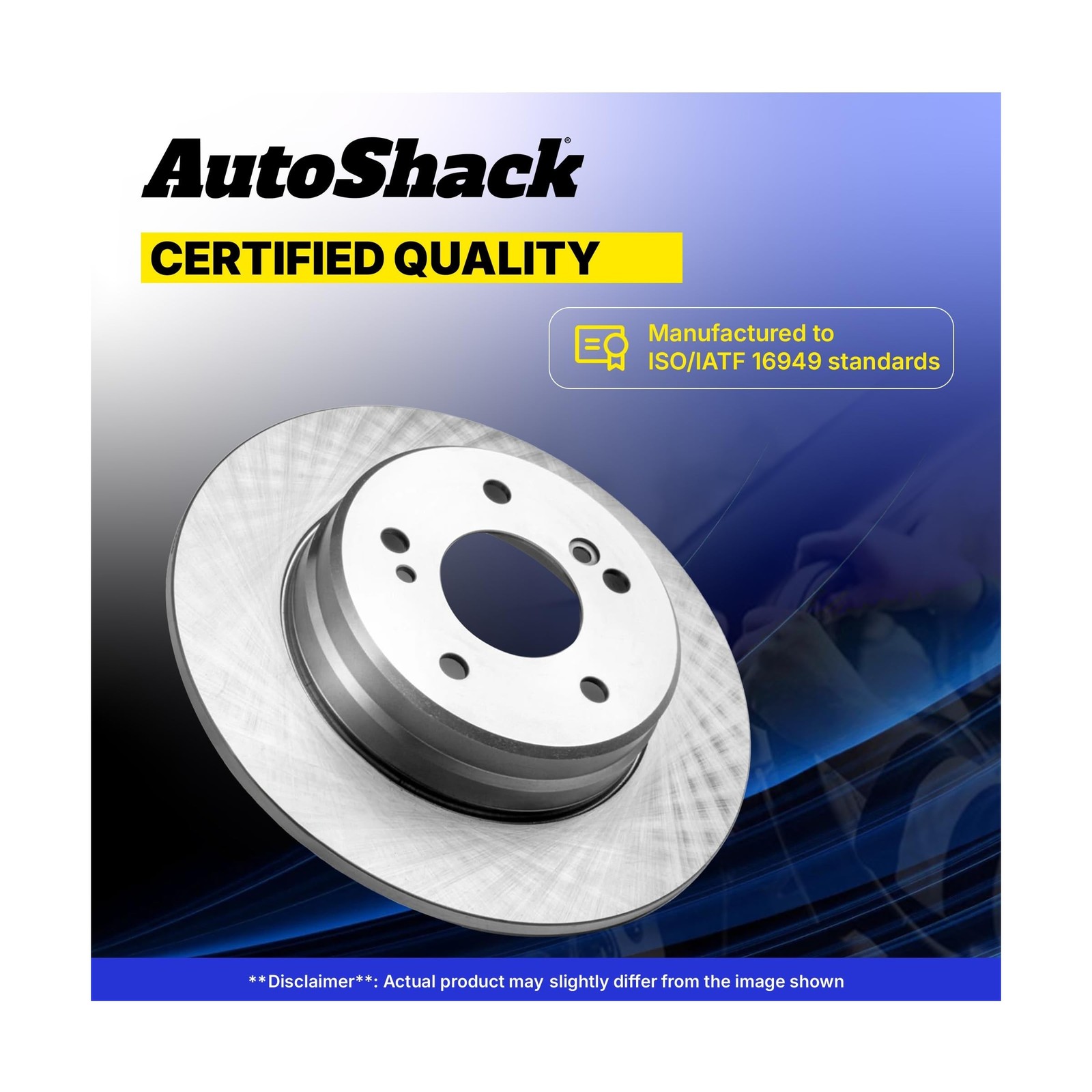 AutoShack Front Brake Rotors for Honda & Acura, Accord 2003-2012 Pilot 2003-2…