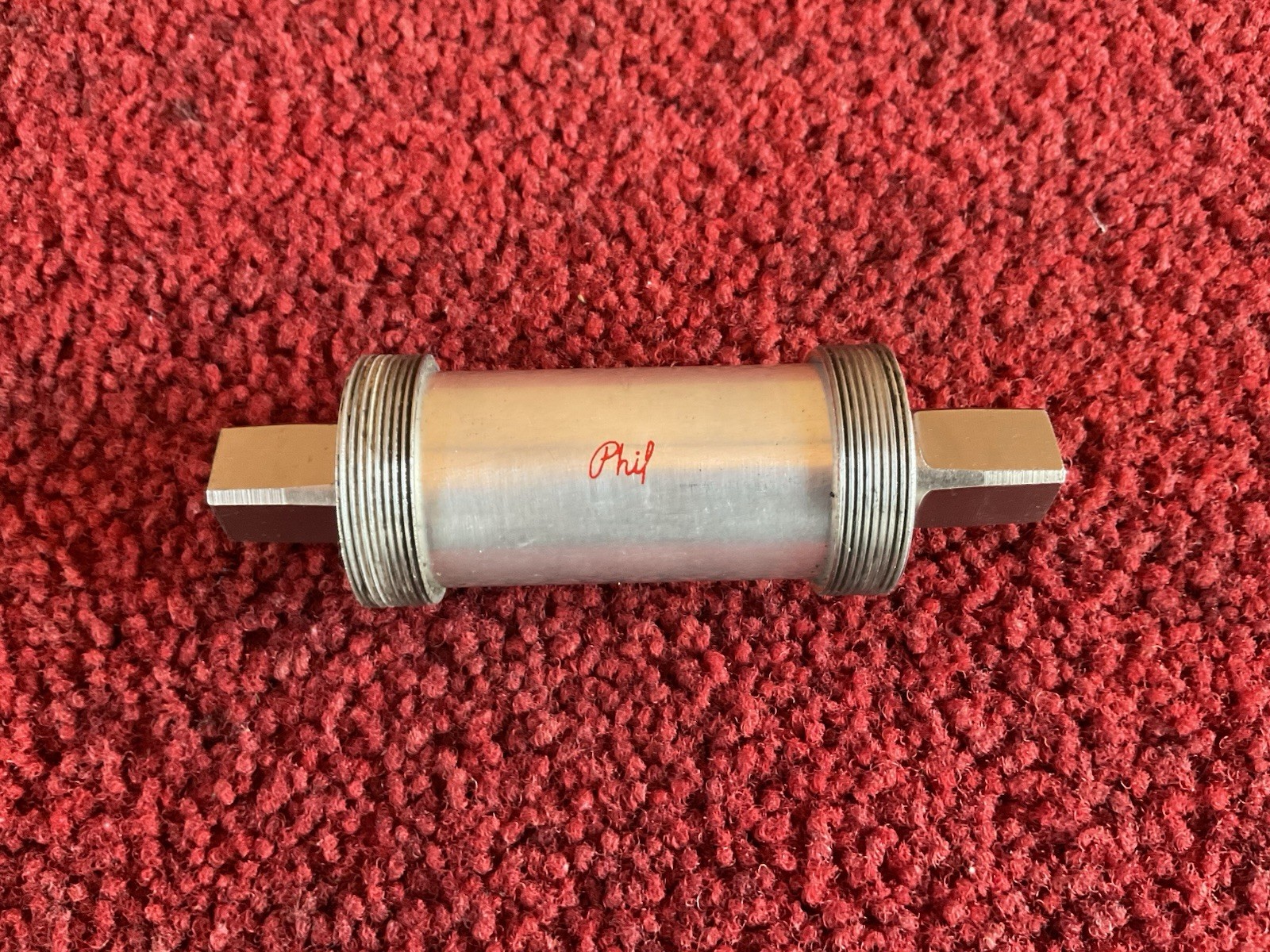 VIntage Phil Wood Bottom Bracket English Thread Road 113mm Square Taper Mint
