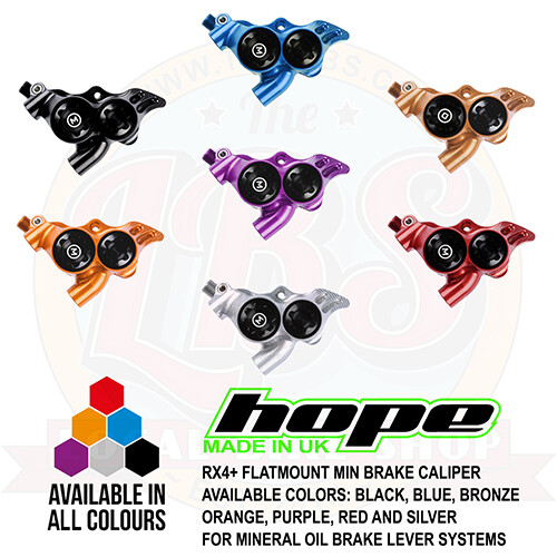 Hope RX4+ Road Gravel Brakes Calipers SRAM Shimano – All Colors – Brand New