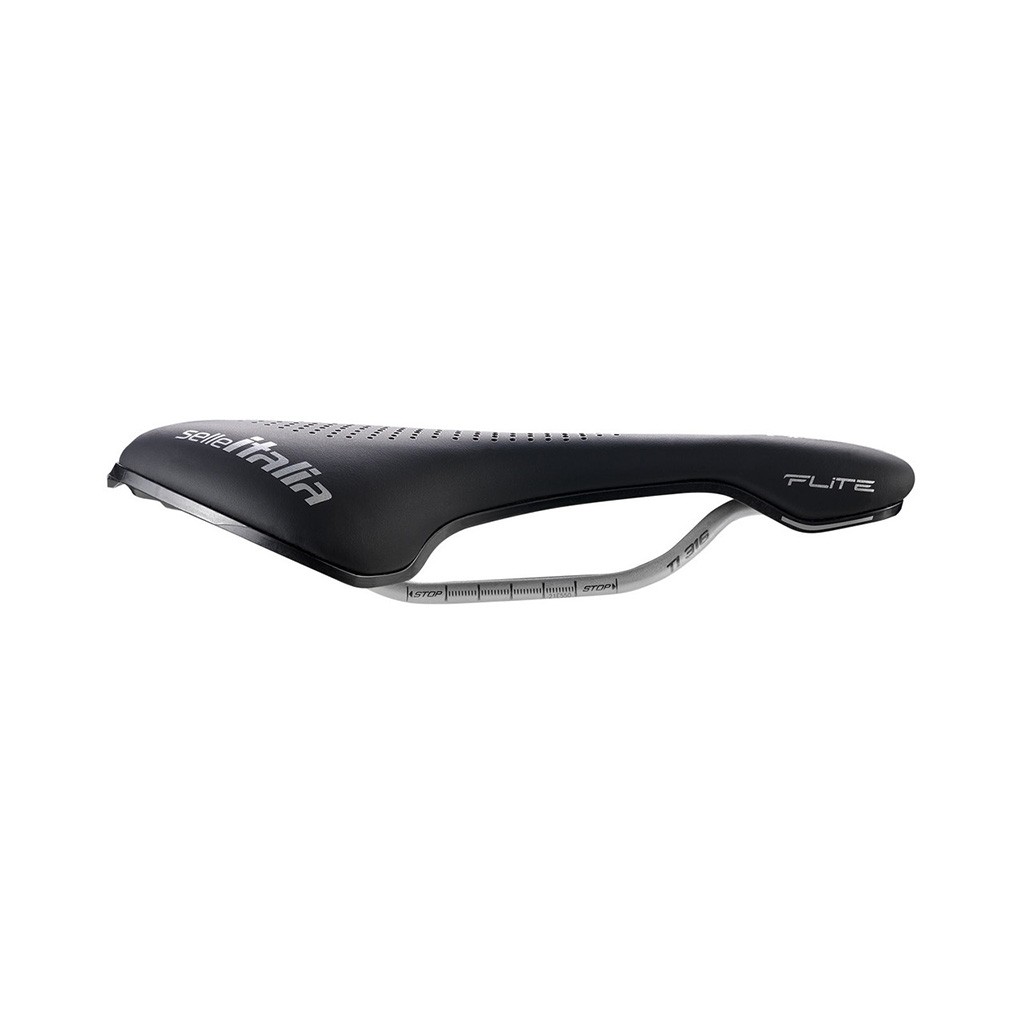 Selle Italia Max Flite Boost Gel Superflow Saddle, L3 ID, Ti 316 Rails, Black
