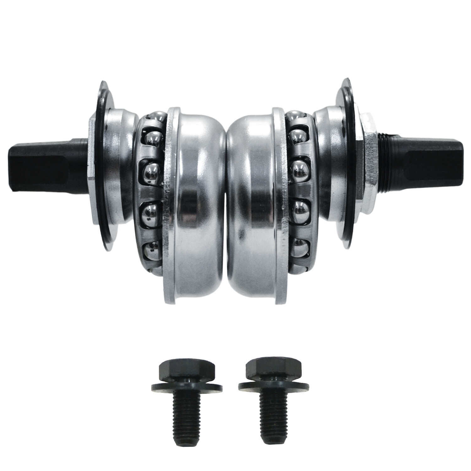 YST BMX Wernch Type Water Proof System 127mm Square Taper Spindle BB , Silver