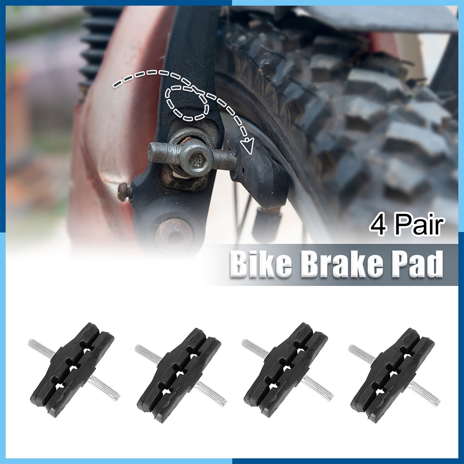 Cantilever Bike Brake Pads Threadless Post Mountain Bike MTB 70mm