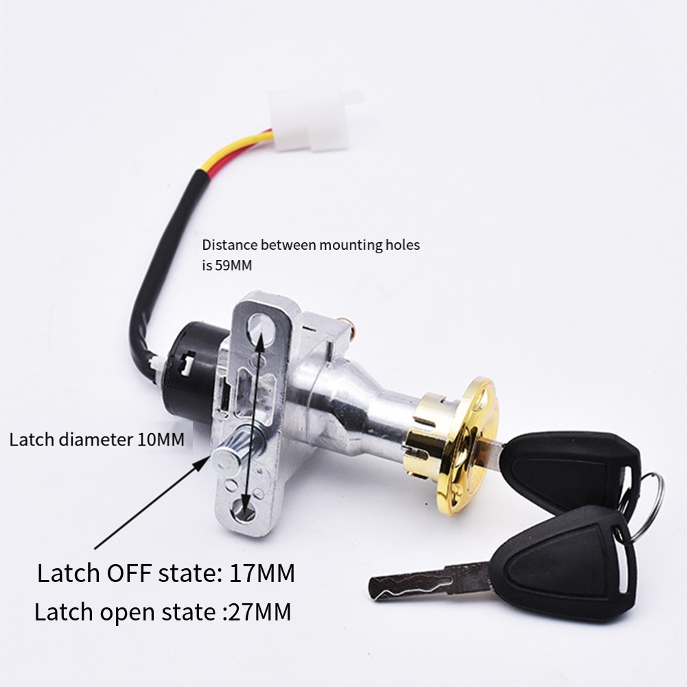 Electric Scooter Lock E-Bike Lock Plastic And Metal Material Weight About 128g