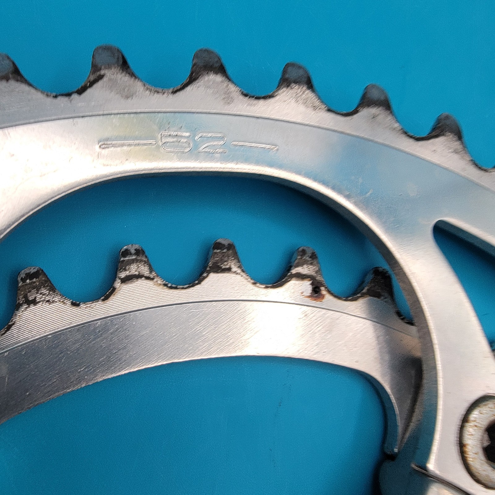 SAKAE SX Double Square Taper Crankset 170mm 52/40t 5 Bolt 130 BCD Vintage f12