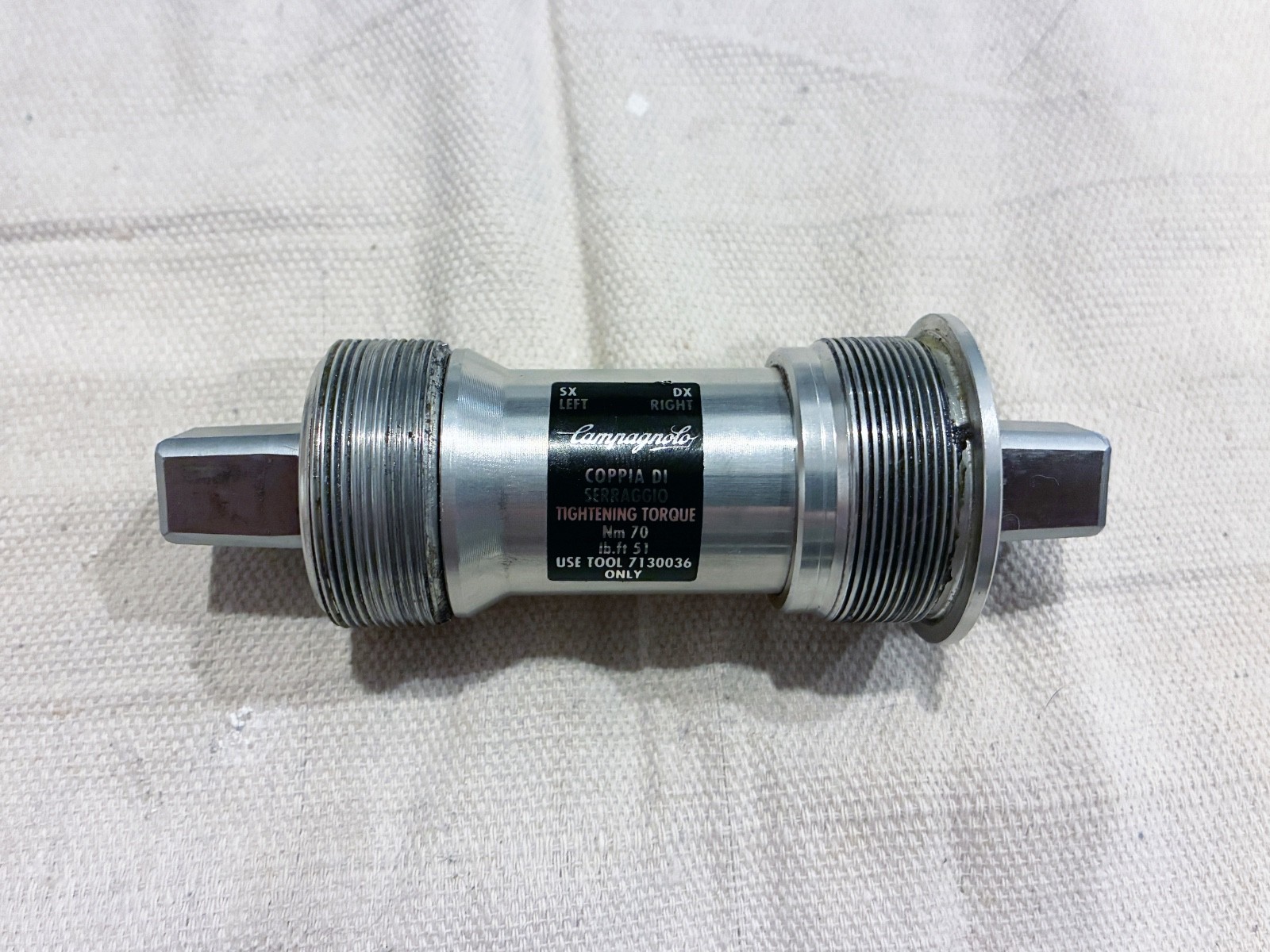 Campagnolo Campy Chorus Bottom Bracket 111mm English BSA Thread Square Taper ISO