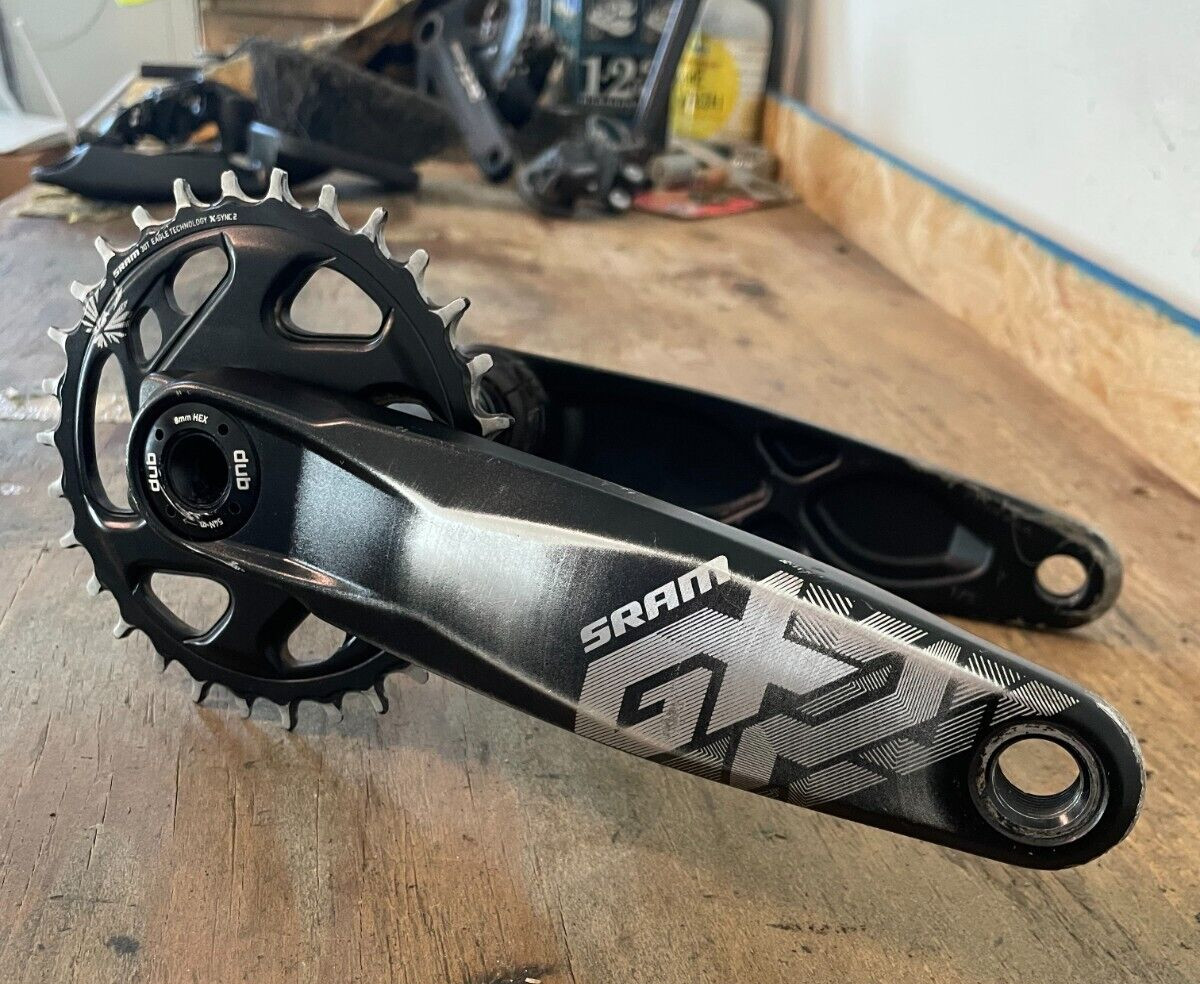 SRAM GX Eagle Crankset 175mm 30T 12 Speed X-Sync 2 Dub Spindle MTB Black