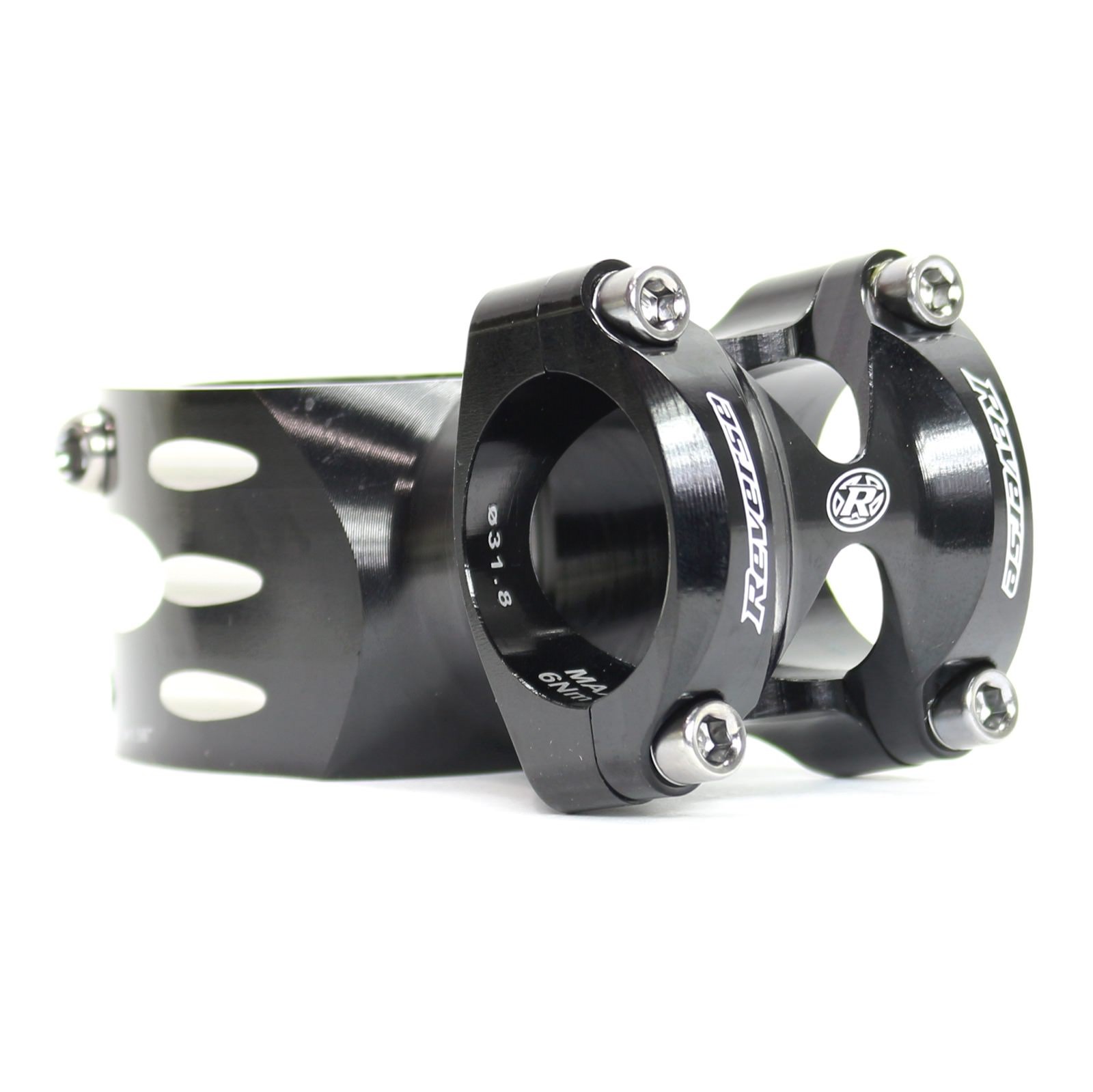 Reverse S-Trail Cannondale Stem, Fits 1.56″ and 1.5″ w/ shim 60mm length Black