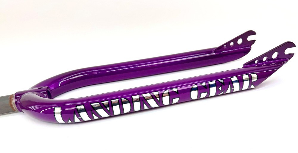 SE Racing BMX 29″ LANDING GEAR FORK for 1-1/8″ Threadless PURPLE RAIN Cr-Mo NEW