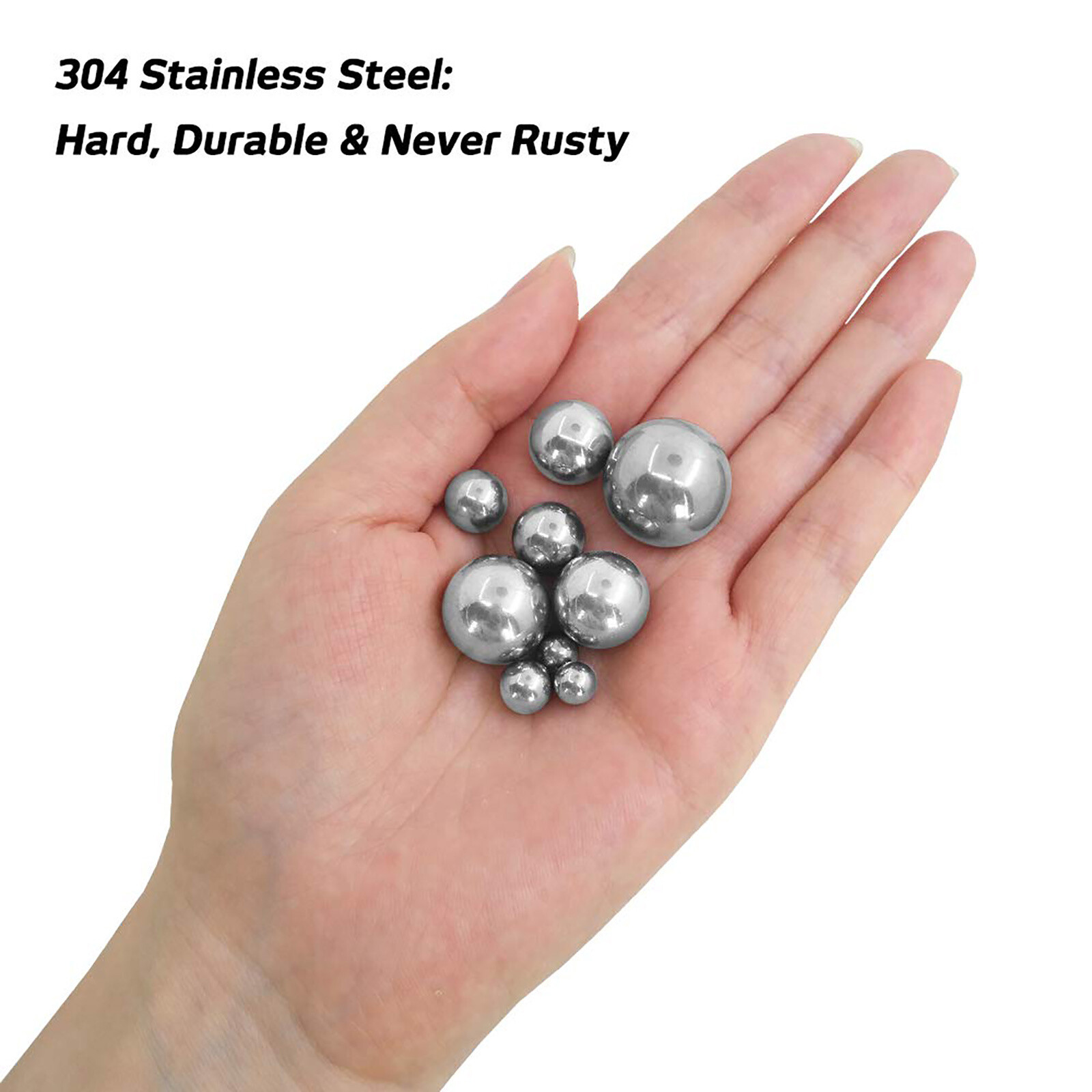 304 Stainless Steel Ball Diameter 1mm-125mm Precision Bearing Balls Smooth Ball