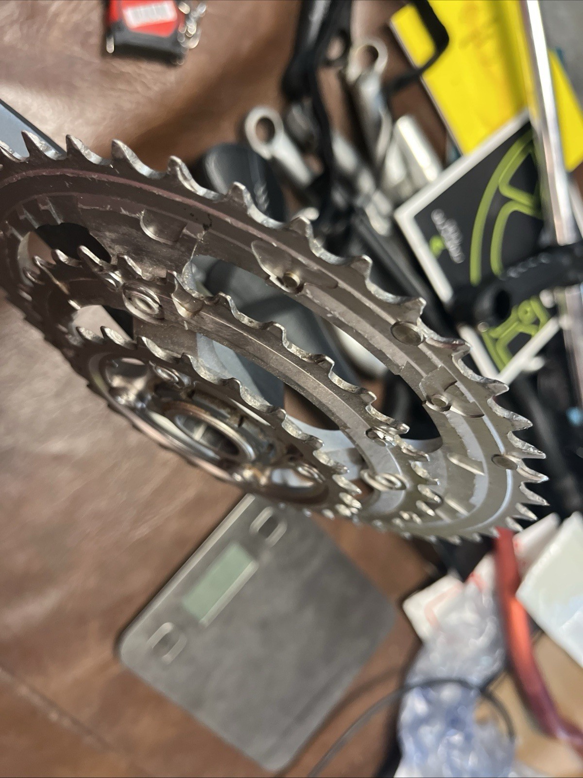 Shimano XTR FC-M950 Triple Crankset 175mm w/ Chainring-24/34/46t