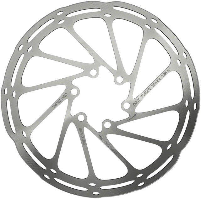 SRAM CenterLine Disc Brake Rotor – 180mm, 6-Bolt, 1.55mm NEW