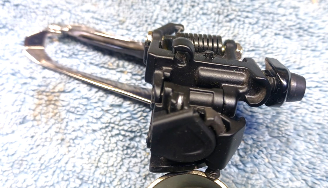 VGC, used, Shimano Dura Ace FD-R9100, Front Derailleur Braze On, 2×11