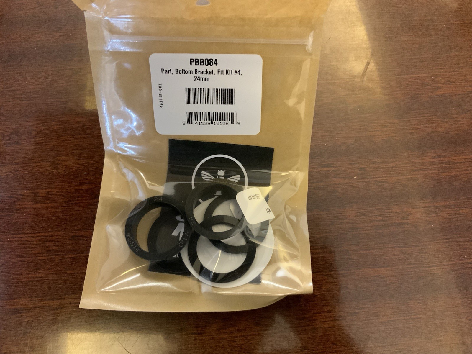 Chris King MATTE BOURBON ThreadFit 24mm SHIMANO Bottom Bracket & Fit Kit