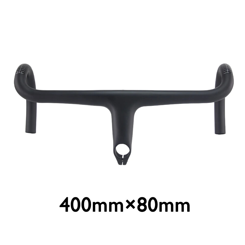 Carbon Fiber Road Alpinist Bike Integrated Handlebar Drop 400/420/440mm Length