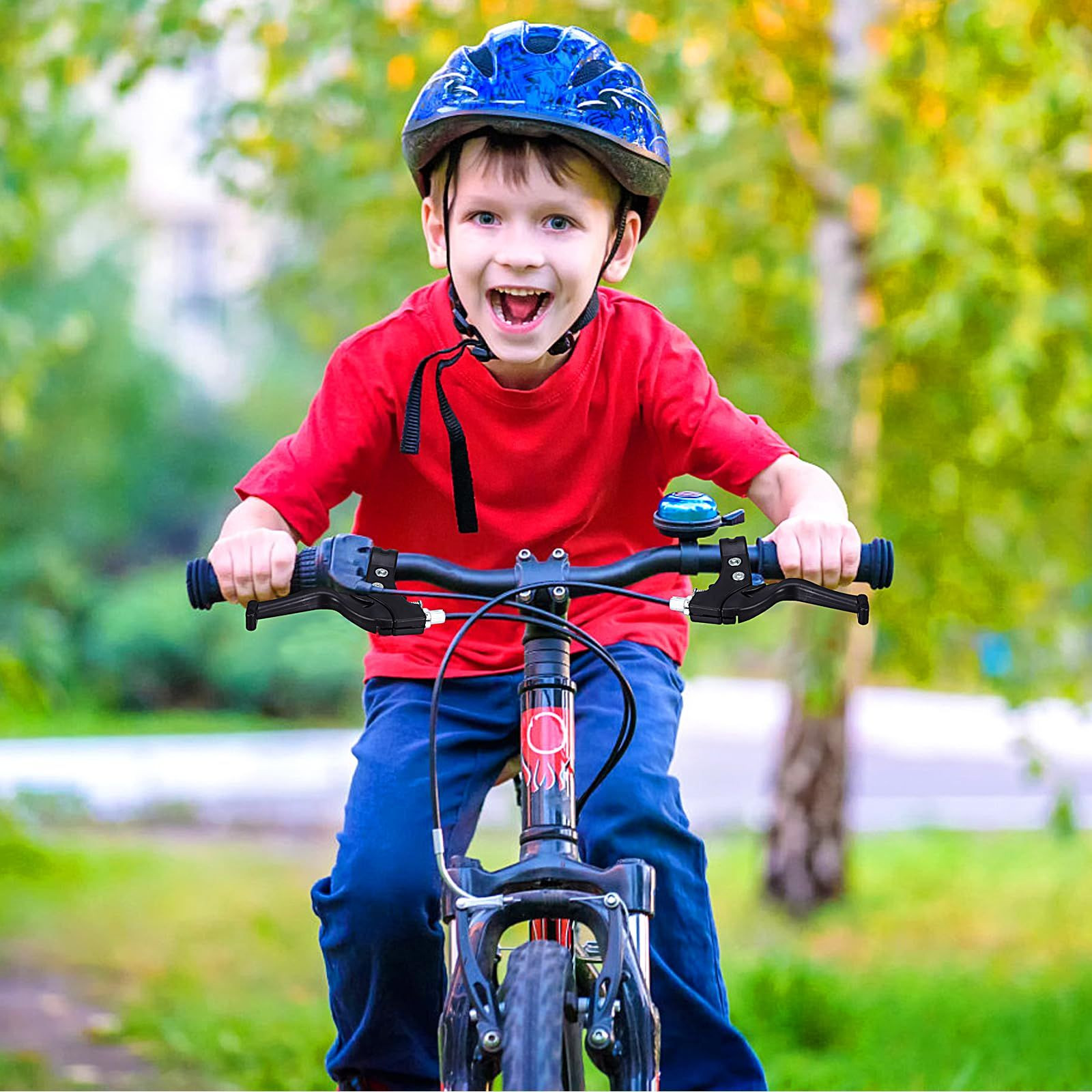 Kids Bike Brake Levers – Universal 22mm Bicycle Handle Children Black