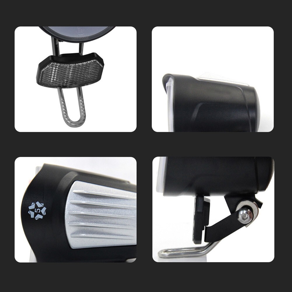 LED Headlight For-E-Bike Front Light Spotlight Electric Bicycle 6-48V