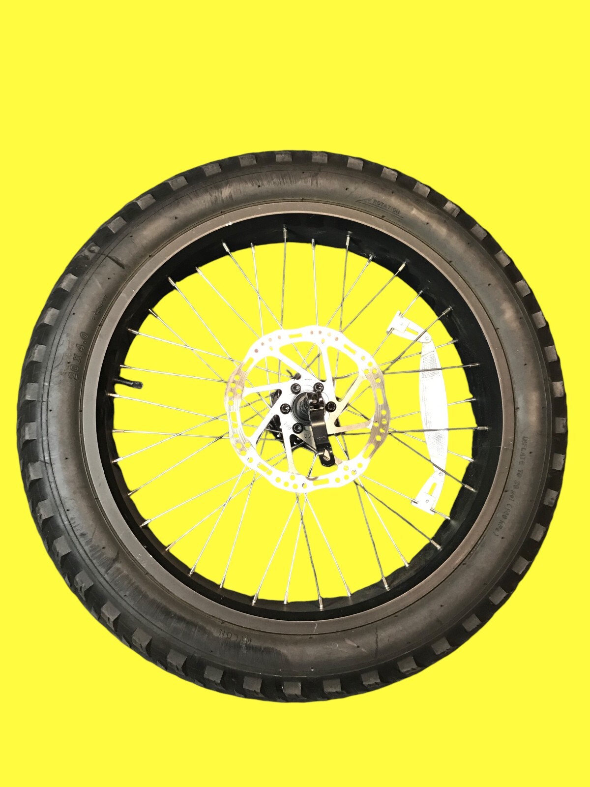 OEM SWFT-ZIP-BLK Electric E-Bike Genuine Front Wheel & Tire 20*4.0 #2241
