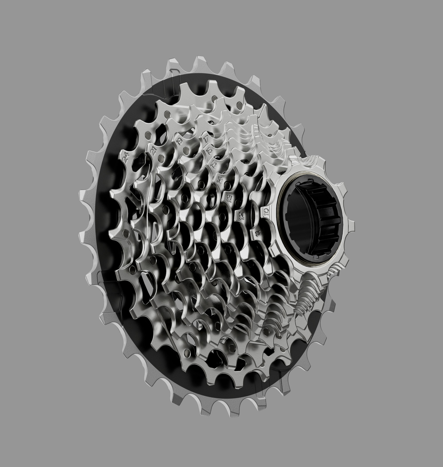 SRAM Force XG-1270 Cassette – 12-Speed, 10-28t, Silver, For XDR Driver Body, E1