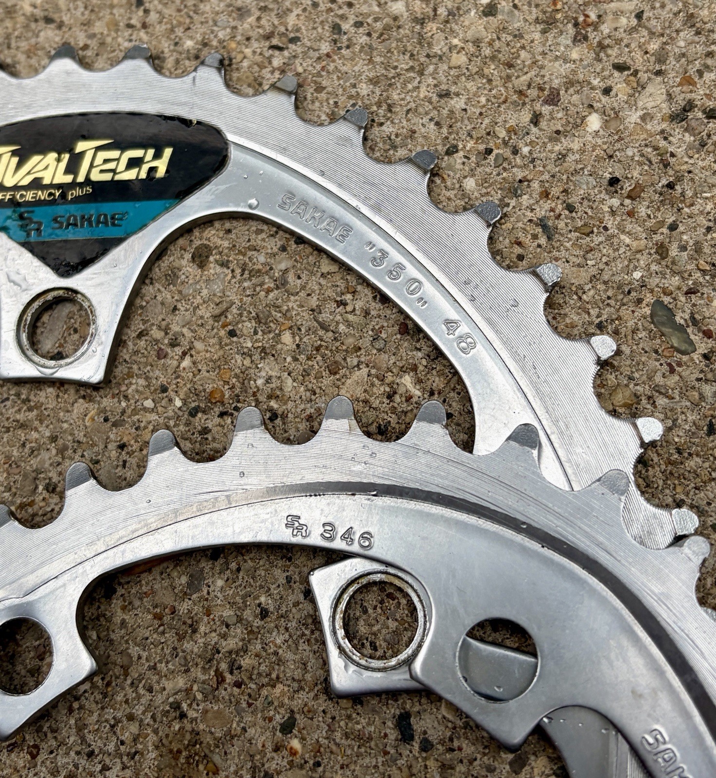 Sakae Ovaltech Chainrings 110 74 Crankset Crank Vintage Biopace Oval SR 28 38 48
